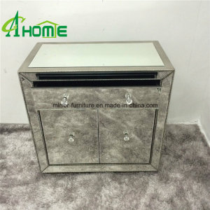 Modern Mirrored Bedside Chest Mirrored Nightstand Bedroom Mirrored Chest