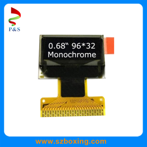 0.68" Monochrome OLED Display, White Display Color, 96*32